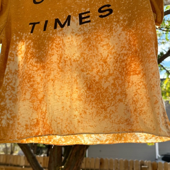 GOOD TIMES Next Level Bleached Deconstructed Tee T Shirt Short Sleeve medium - Picture 4 of 12